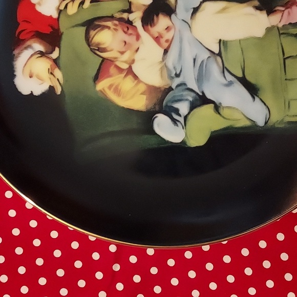 Vintage 90s Santa Plate Hallmark - Picture 6 of 8